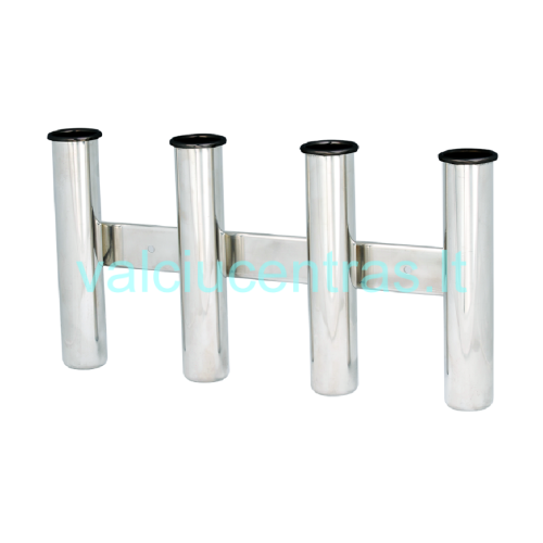 Nerūdijančio plieno 4 meškerių laikiklis  Nerūdijančio plieno 4 meškerių laikiklis